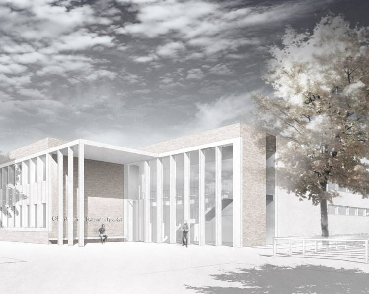 Februar 2015 - Wettbewerb Oberstufenhaus Gymnasium Eppendorf, 1.Preis