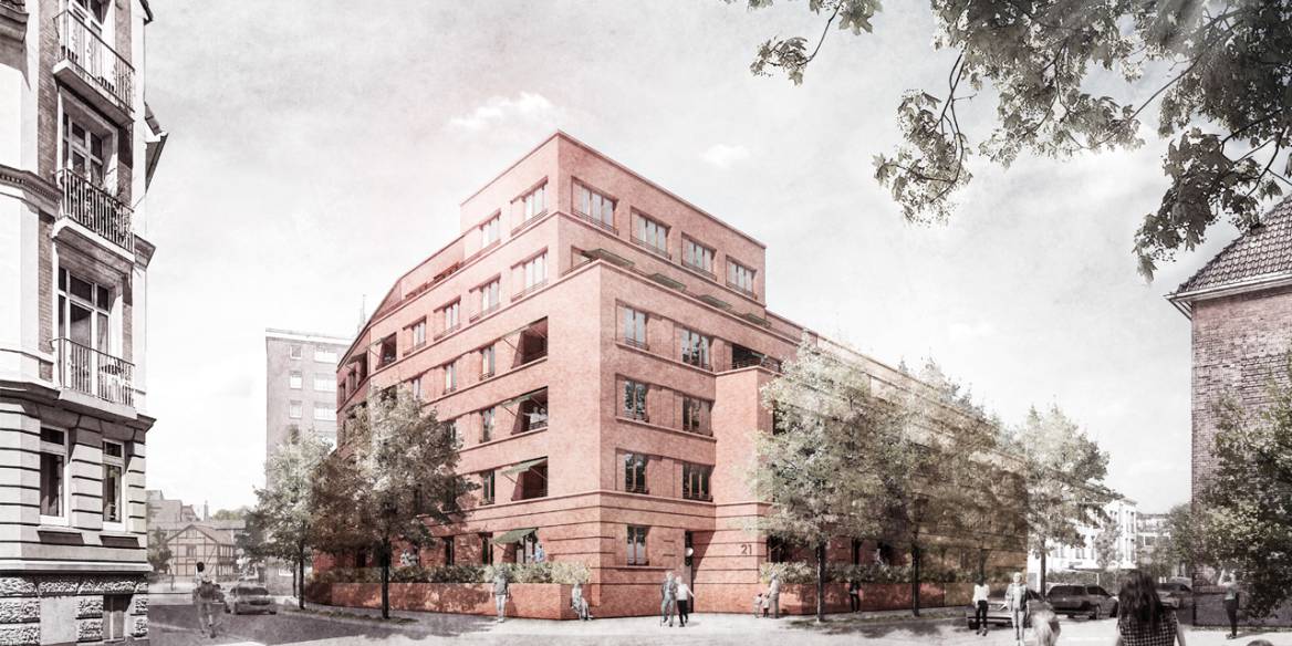 Eingeladener Wettbewerb - Beitrag Bergedorf, Rektor-Ritter-Straße