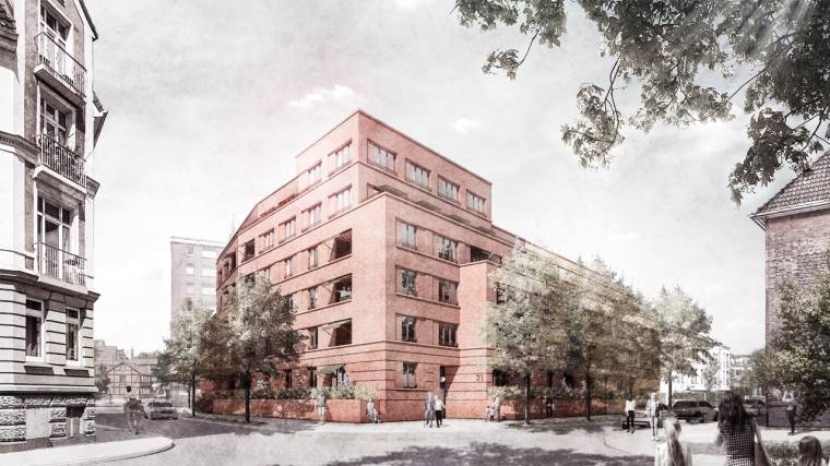 Wettbewerbsbeitrag Bergedorf, Rektor-Ritter-Straße